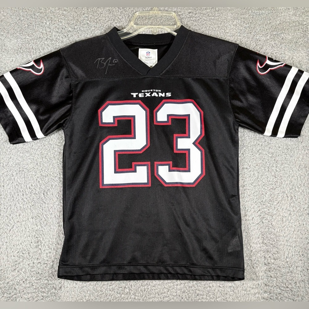 Arian Foster #23 Houston Texans Youth Large Black Jersey NFL